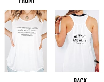 Women's Tank Ghost Adventures We Want Answers There are things in this world we will never fully understand, Zak Bagans, Aaron Goodwin