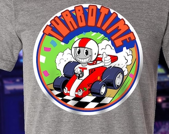 Turbo Time T-Shirt: Wreck-It Ralph Movie Tee, Retro Gamer Gift