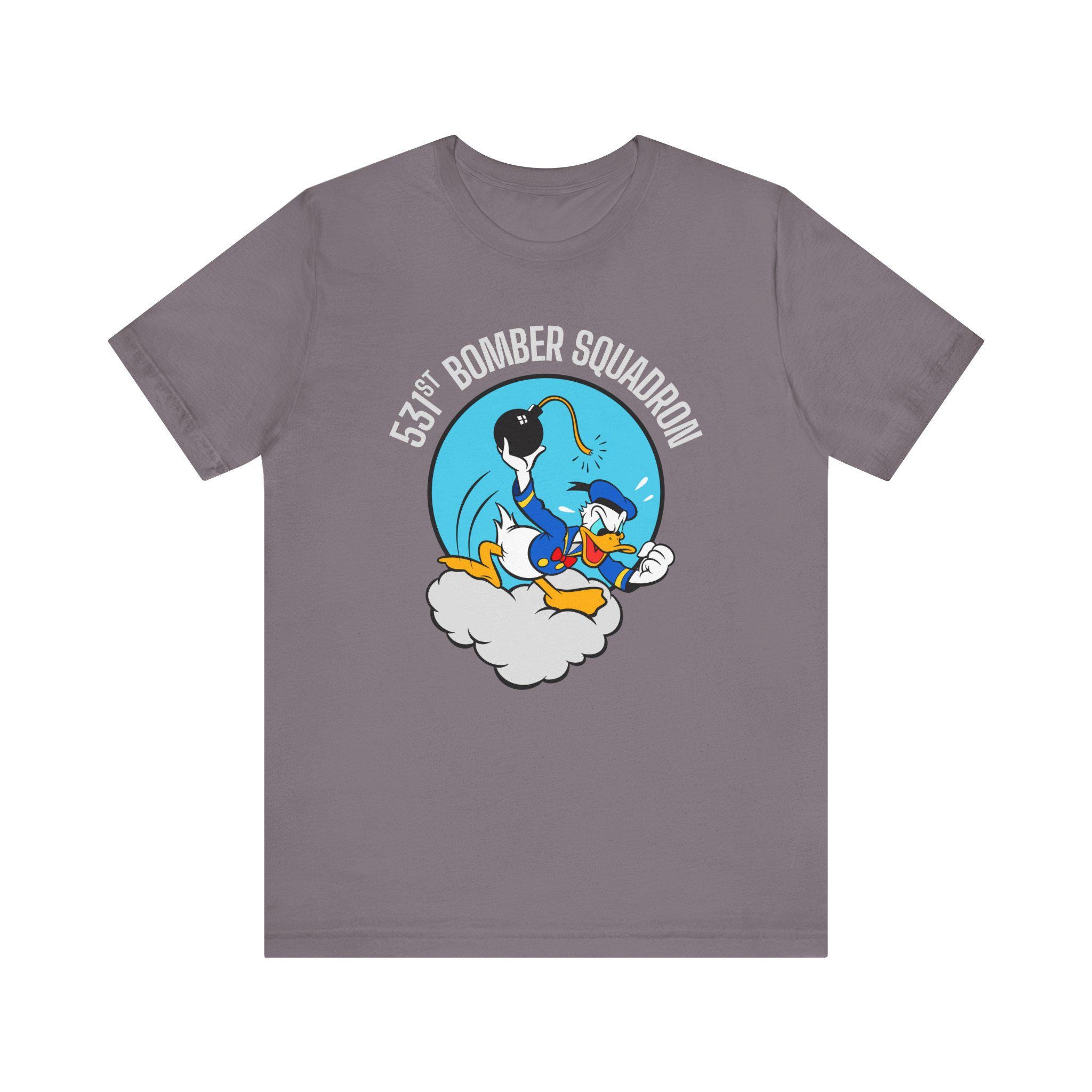 ドナルドダック？？　爆弾　ロケット　Tシャツ Donald Duck WWII T-shirt: 531st Bombardment Squadron Vintage