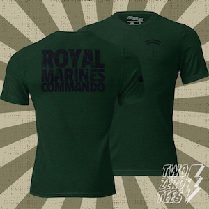 Royal Marines Commando Tee: Vintage Distressed Graphic T-Shirt