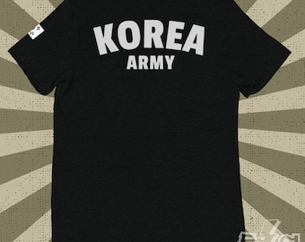 Korea Army Triblend Tee: Retro ROKA Graphic T-Shirt