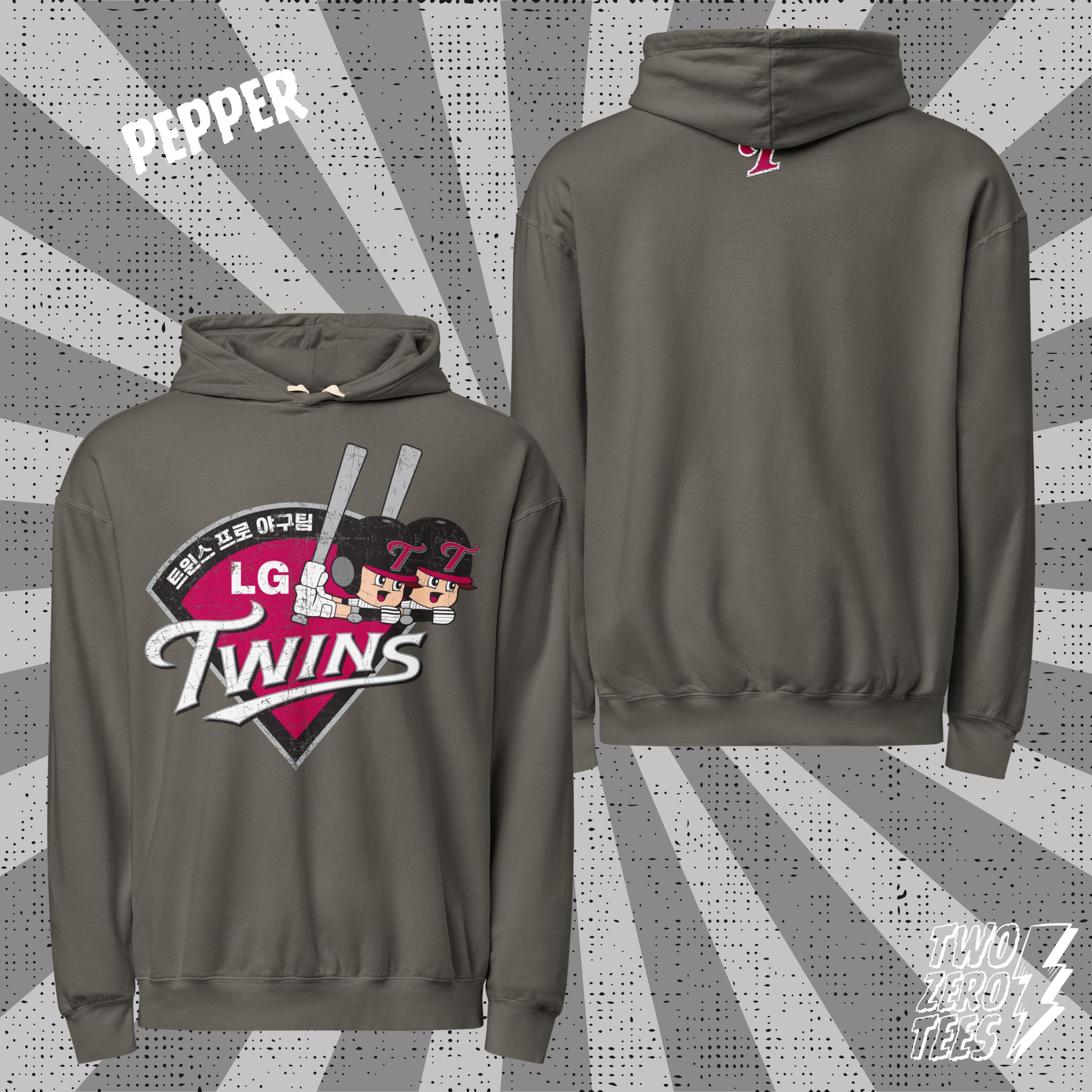 LG Twins Retro Unisex Lightweight Hoodie: Classic Vintage Style