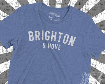 Brighton & Hove Tee: Retro Seagulls Fan Triblend T-Shirt