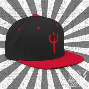 Embroidered Manchester Red Devils Wool Blend Snapback Hat