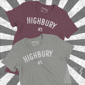 T-shirt Highbury N5 Triblend : T-shirt rétro des fans d'Arsenal