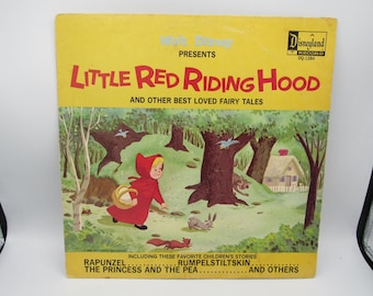 Walt Disney Presents Little Red Riding Hood Vinyl LP 1969 Mono Vintage