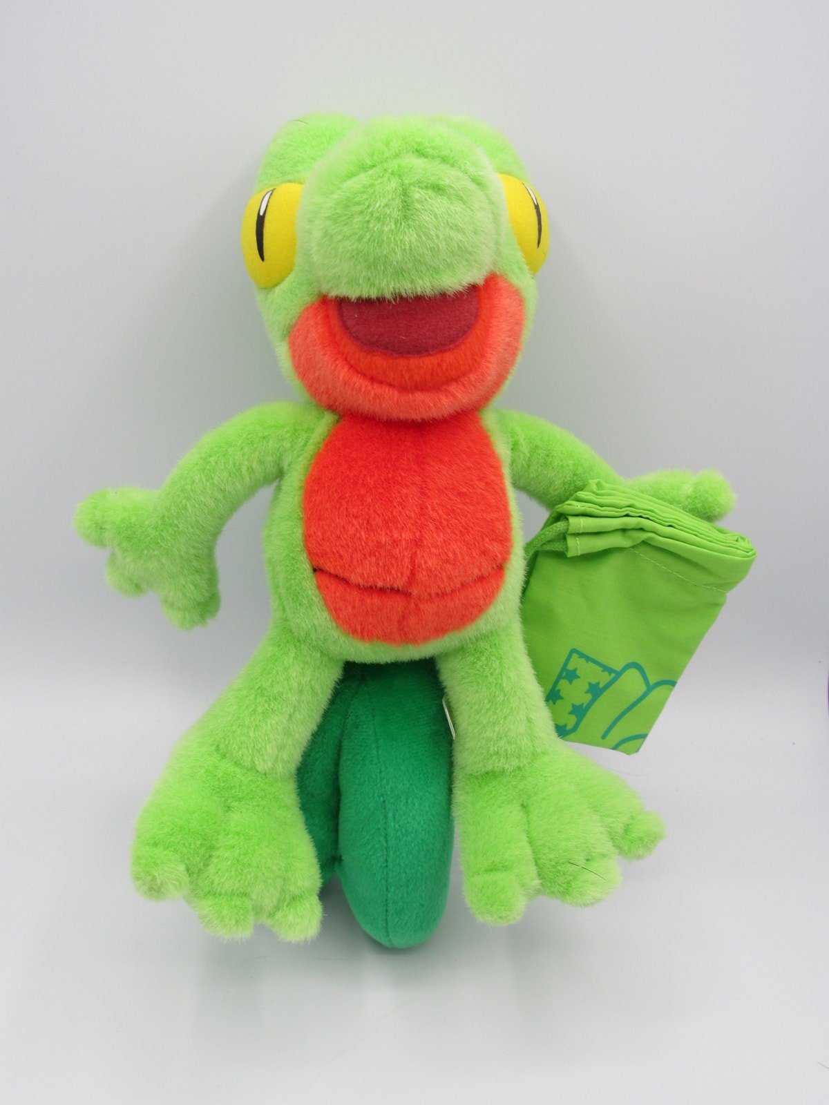 NEW W/o Tag Treecko Plush Pokemon 2004 TOMY Green Bag Official