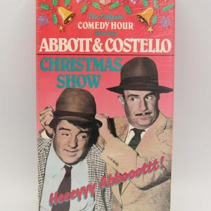 NEW Sealed The Colgate Comedy Hour Abbott & Costello Christmas Show VHS 1988