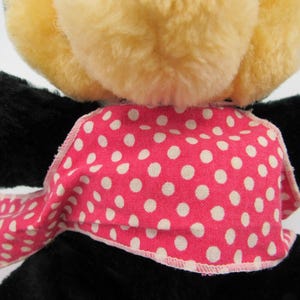 Minnie Mouse Plush Walt Disney 1977 Made in Korea Disney World Polka Dot Apron image 10
