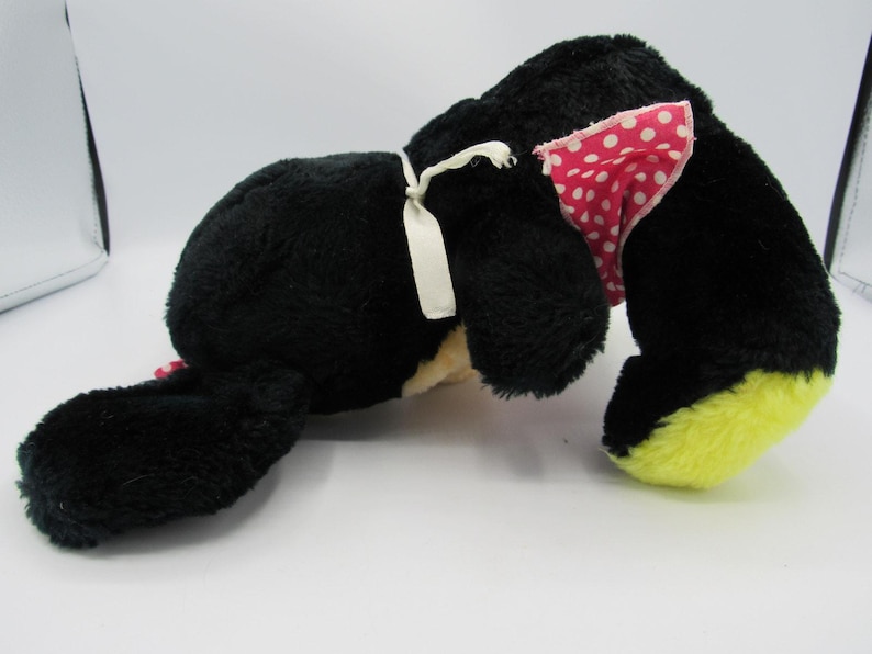 Minnie Mouse Plush Walt Disney 1977 Made in Korea Disney World Polka Dot Apron image 5