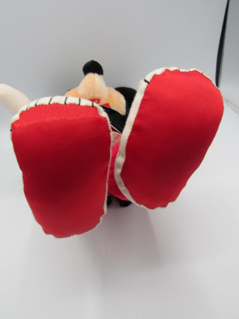 Peluche Mickey Mouse avec smoking Le Royaume magique sur glace de Walt Disney, vintage 1988 image 6