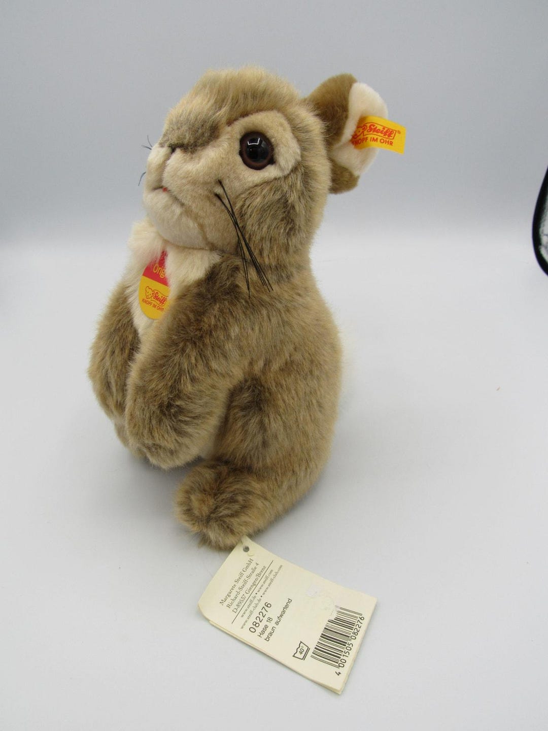 Steiff Brown Rabbit New With Tags Steiff Original Brown Bunny Rabbit Plush 082276 Germany ...
