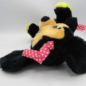 Minnie Mouse Plush Walt Disney 1977 Made in Korea Disney World Polka Dot Apron image 3