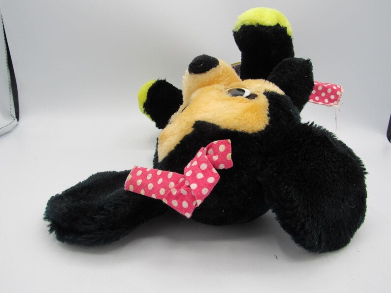 Minnie Mouse Plush Walt Disney 1977 Made in Korea Disney World Polka Dot Apron image 3