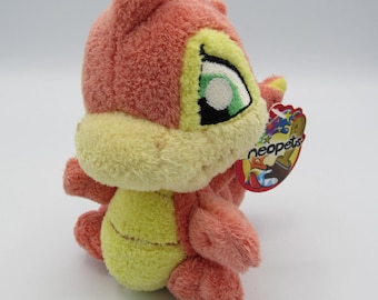 NOWY z metkami Baby Scorchio Pluszowy Neopets Edycja Limitowana 2004 Oryginalny Oficjalny