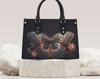 Sac à main pour femme, sac fourre-tout Butterfly, sac avec poignée sur le dessus