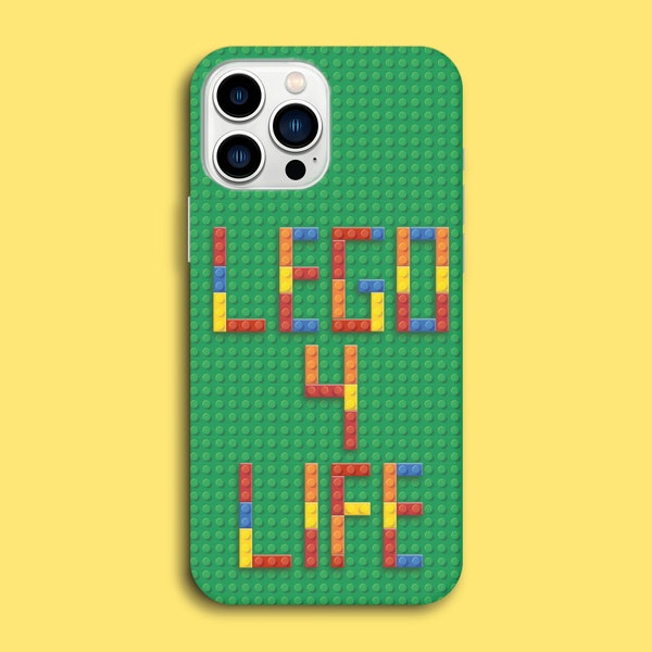 Lego Style Slim iPhone Case, Lego 4 Life iPhone Case