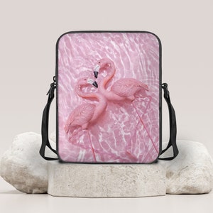 Sac à bandoulière flamants roses, sac à bandoulière flamants roses