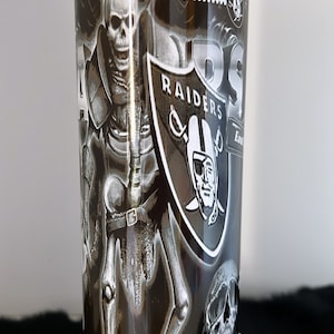 Raiders Collage Las Vegas Raiders Inspired 20oz Stainless Steel Sublimated tumbler