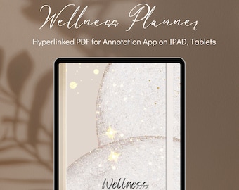 Digital Wellness Planner for iPad | GoodNotes | Digital Planner | Mental Health, Self Care & Mindfulness Journal