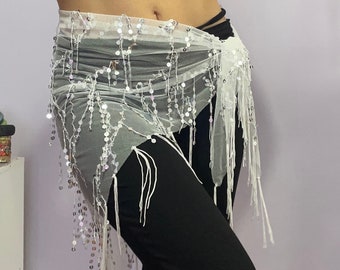 Belly Dance Sequins Bra, Scraf & Satin Skirt Costume Set |  ISIS' SWAY