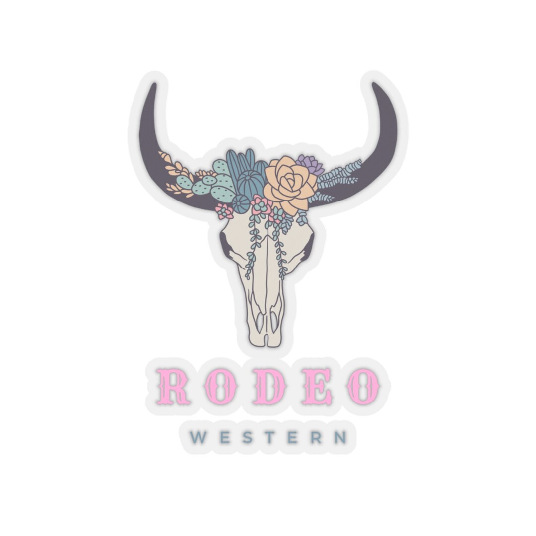 Rodeo Sticker, Cow Sticker, Western Sticker - Etsy