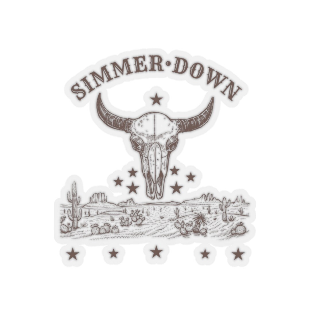 Simmer Down Sticker - Etsy