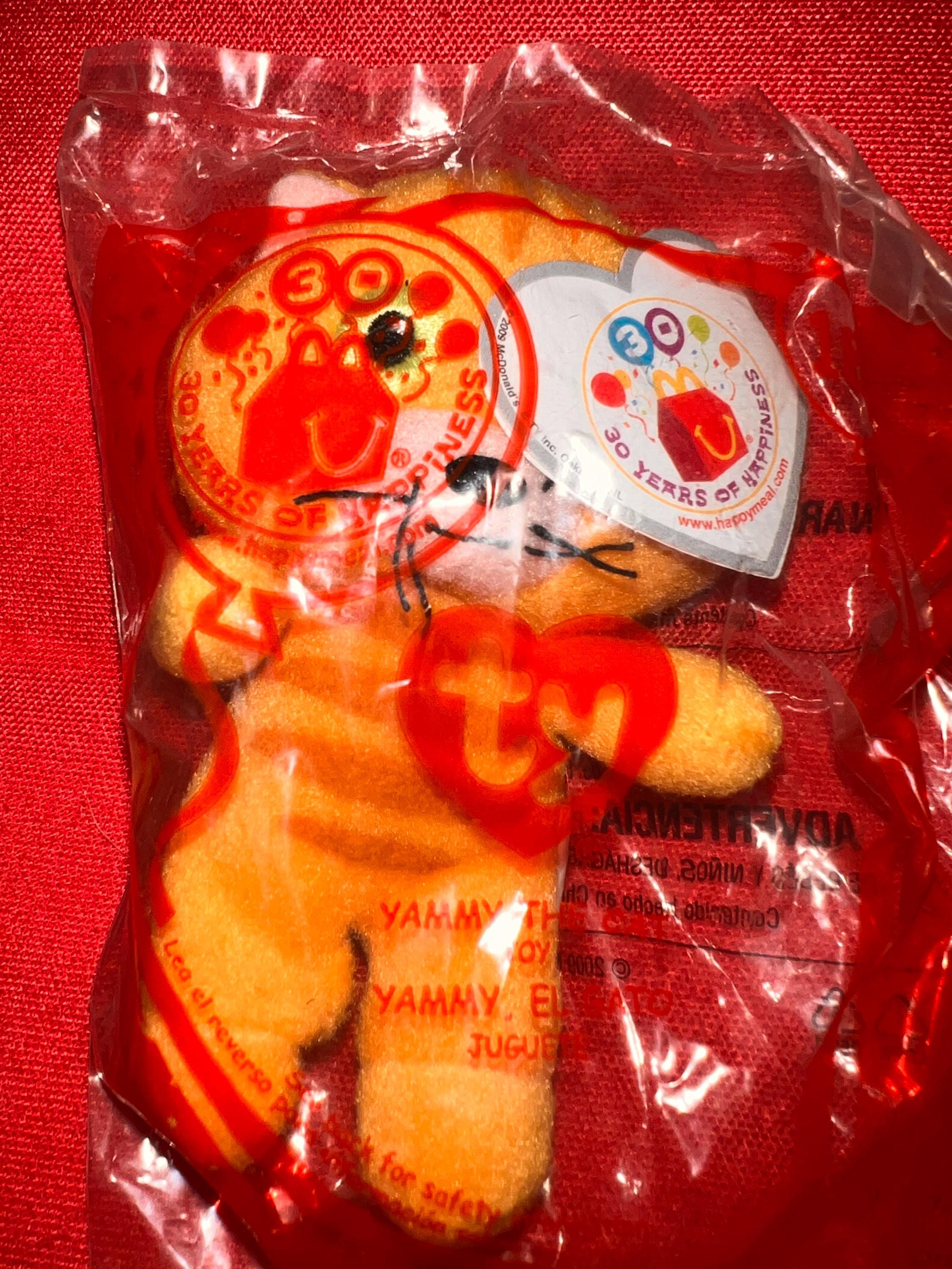 Yammy the Cat • Mcdonald's Teenie Beanie Baby 30th Anniversary - Etsy