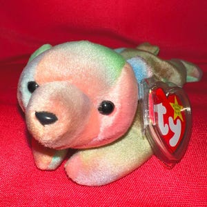 Sammy • Tie Dye Bear Beanie Baby