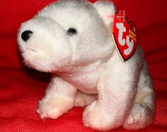 オーロラ ~ Ty ビーニーベイビーズ ぬいぐるみ リアル シロクマ #4271