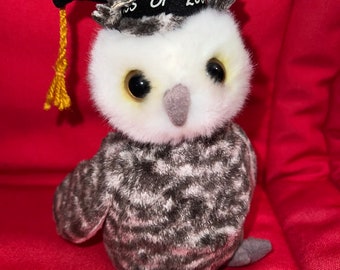 Smart • the Owl Class of 2001 Beanie Baby