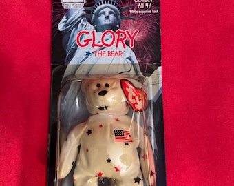 Glory McDonald's  Beanie Baby **package is yellowing with age, see photo