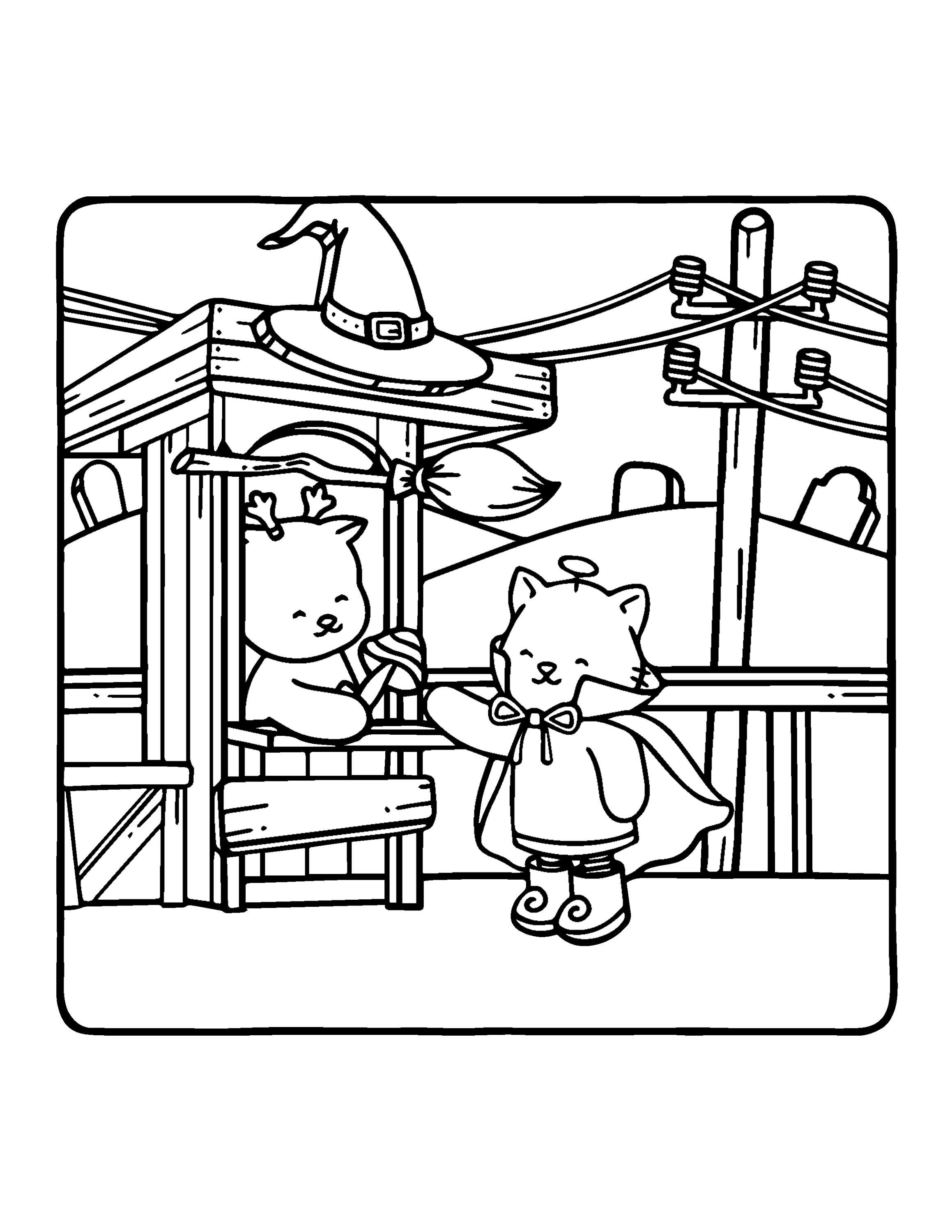 Boo Friends Coloring Book - Etsy