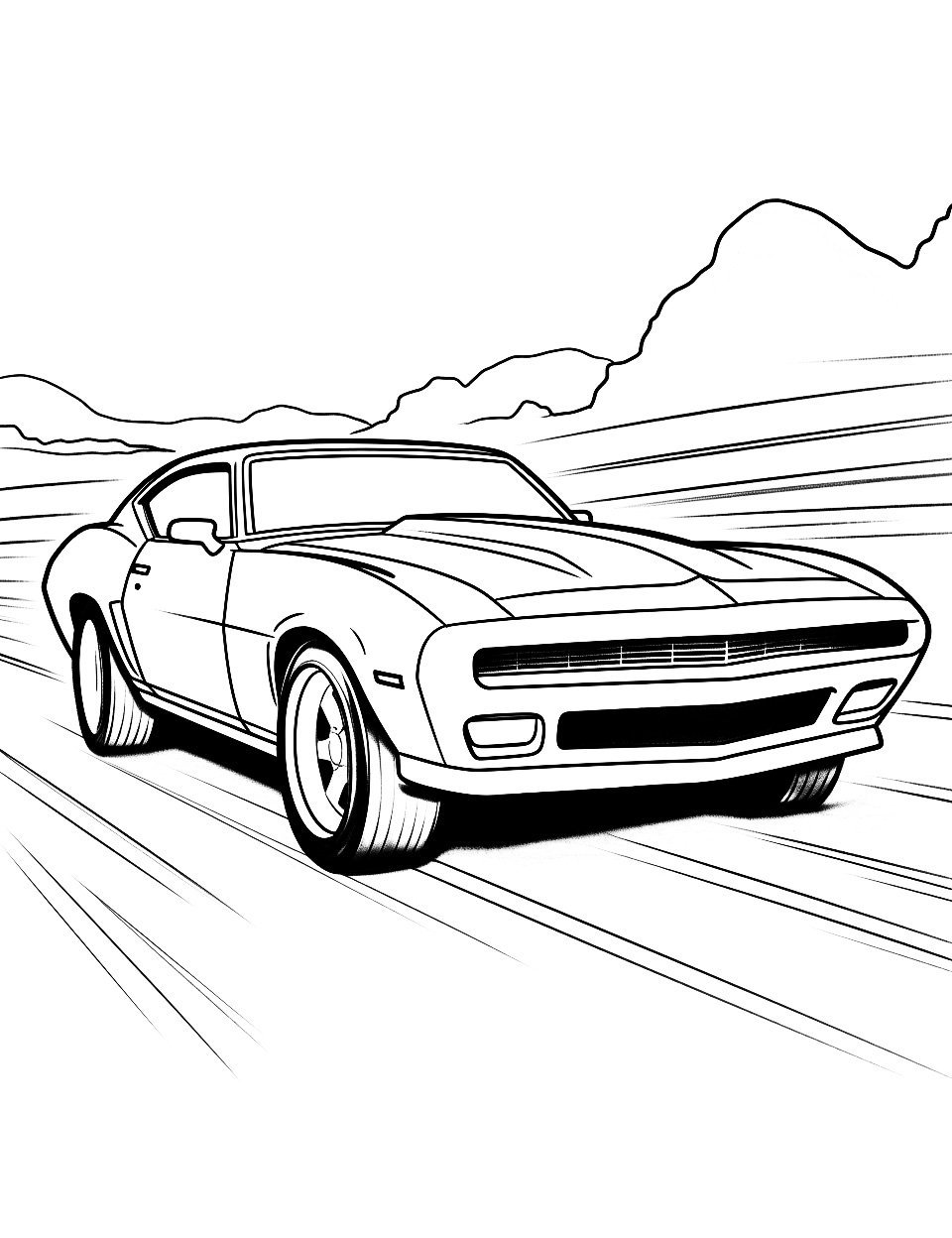 Vroom Vroom Car Coloring Pages - Etsy
