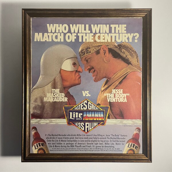 Miller Lite Promo Etsy