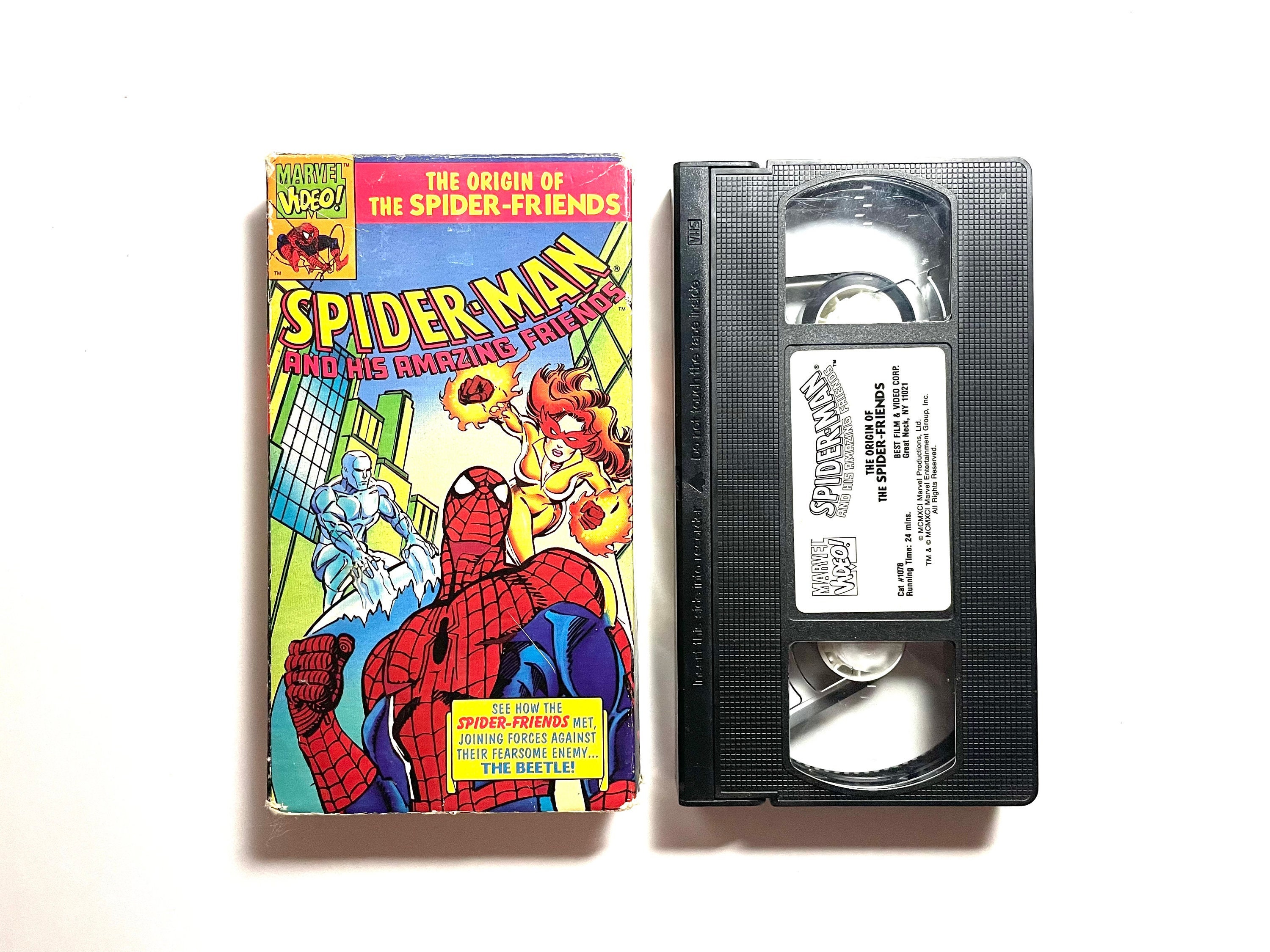 1991 Spider-man and His Amazing Friends VHS Movie, Vintage Spider-man