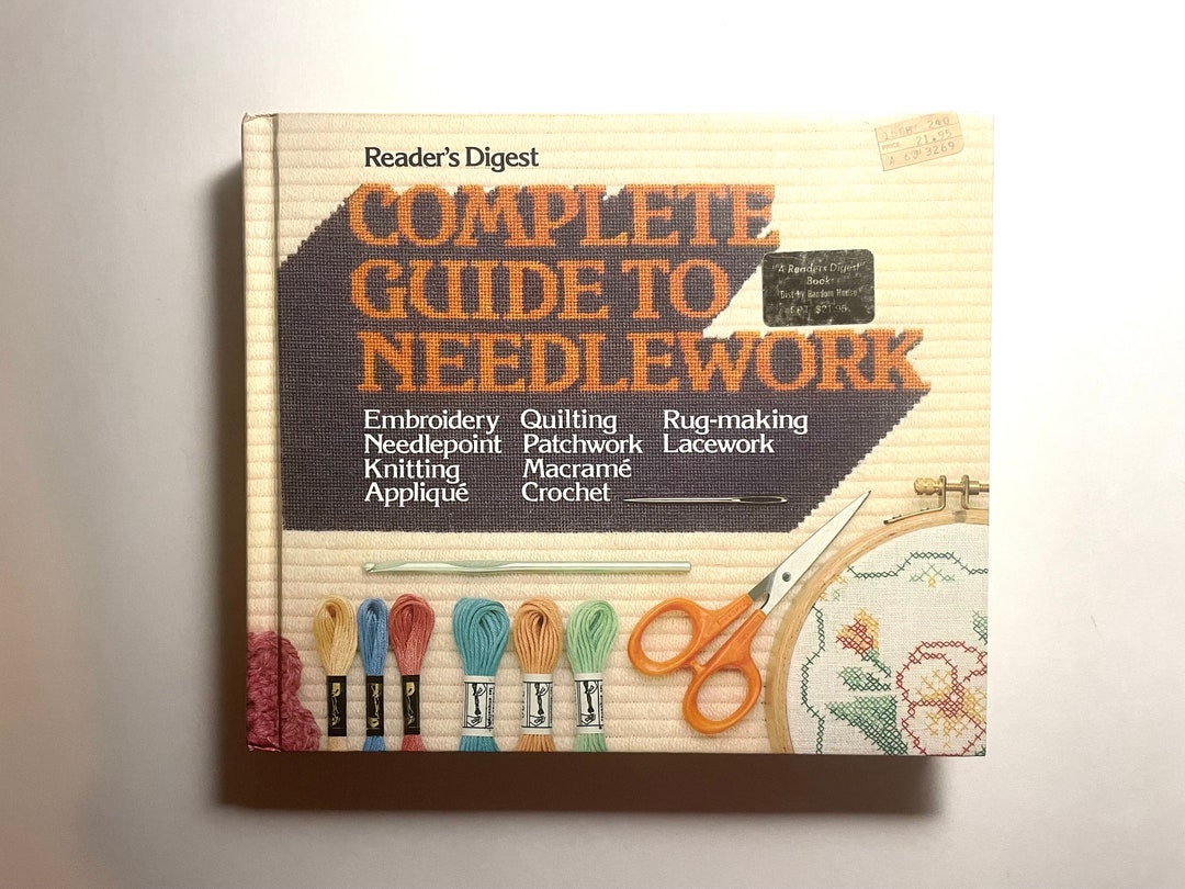 1986 Readers Digest Complete Guide to Needlework, Hardcover Etsy