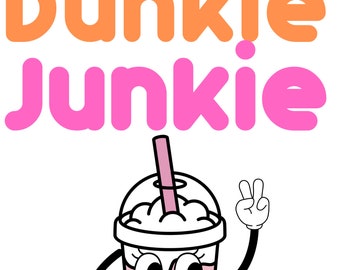 Dunkin junkie | png | download