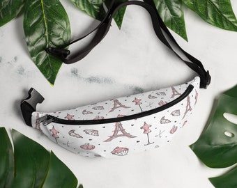 Fanny Pack with all over Paris print Perfect t for any occasion