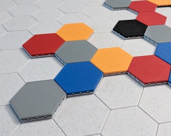 1.5-inch Magnetic Hex Tiles x10 (Dual Color)