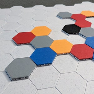 1.5-inch Magnetic Hex Tiles x10 (Dual Color)