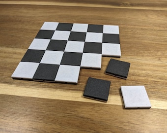 1-inch Square Tiles x10 (Dual Color)