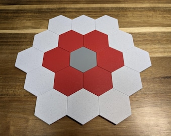 2-inch Magnetic Hex Tiles x10 (Dual Color)