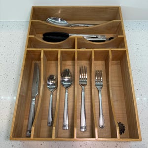 Custom Hardwood Drawer Organizer