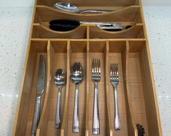 Custom Hardwood Drawer Organizer