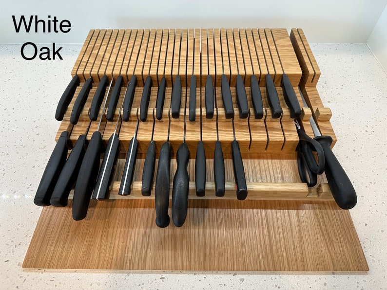 Custom Indrawer Knife Block Etsy