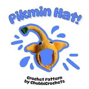 4-in-1 Pikmin Hat Crochet PDF Pattern