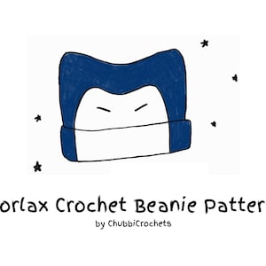 Snorlax Beanie Crochet PDF Pattern