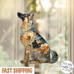 Angel German Shepherd Dog ACRYLIC Suncatcher, Dog Memorial, Pet Loss Gift, Dog Mom Gift 4.8 (236) By JasonHolmanCo Made by JasonHolmanCo Shop owned by jason 2.5 years on Etsy