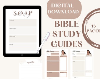 Guia de Estudo Bíblico SOAP: Modelo Devocional para Imprimir (PDF)
